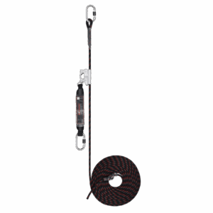 Guided Type Fall Arrester System On Flexible Anchorage Line
