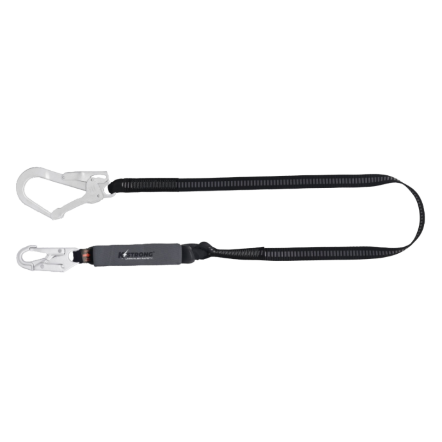 Epic Shock Absorbing Lanyard with Steel Snap and Steel Forged Snap Hook