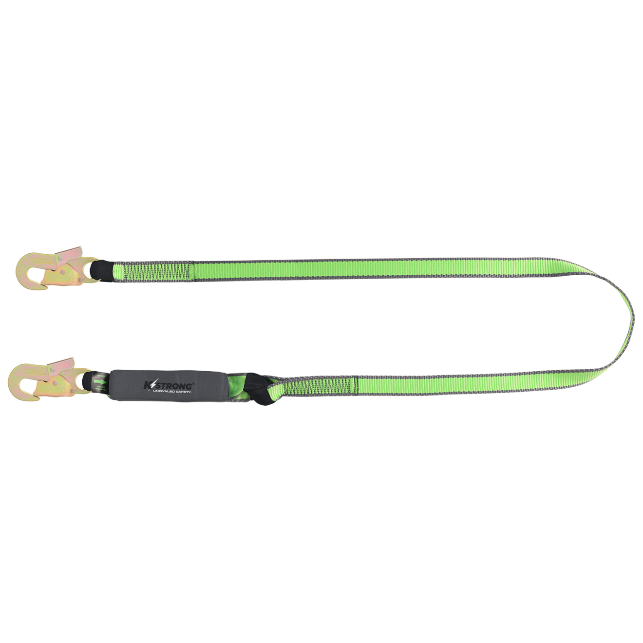 elite-shock-absorbing-lanyard-webbing-with-steel-snap-hooks-kstrong-asia