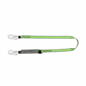 Elite Shock Absorbing Lanyard Webbing with Steel Snap Hooks