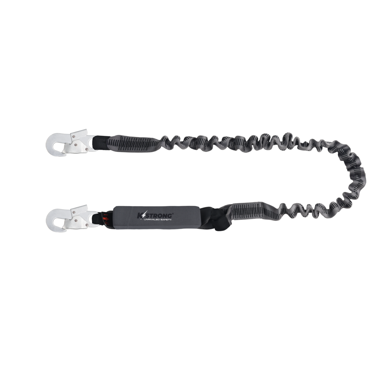 Essential Shock Absorbing Webbing Double Leg Lanyard with Steel Screw ...