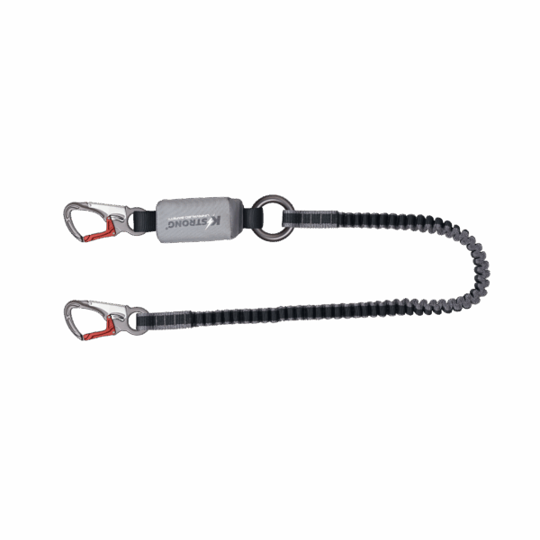 Epic Shock Absorbing Elasticated Lanyard with Aluminum Snap Hooks
