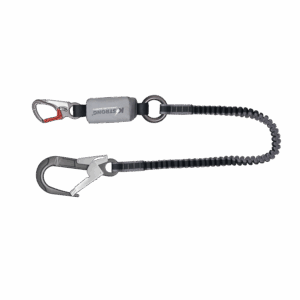Epic Shock Absorbing Elasticated Lanyard with Aluminum Snap Hook & Scaffold Hook