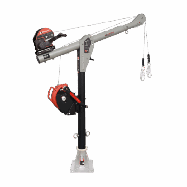 Modular Davits with Floor Mounting Base
