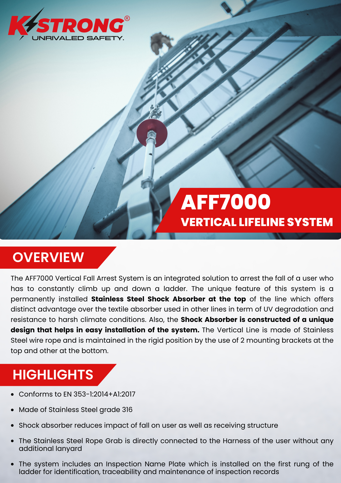 Fall protection flyers kstrong asia