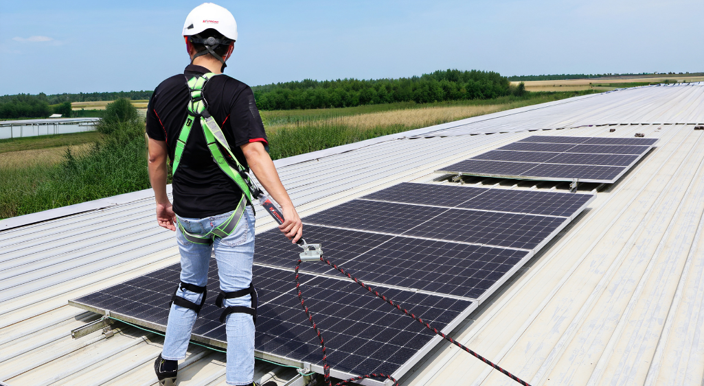 屋頂作業安全：如何使用防墜系統預防墜落