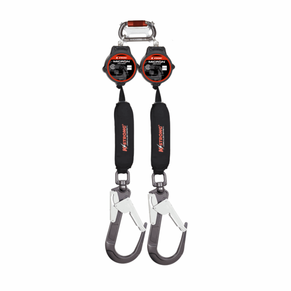 Twin Micron SRL 2 Meter with Aluminum Swivel Scaffold Hook