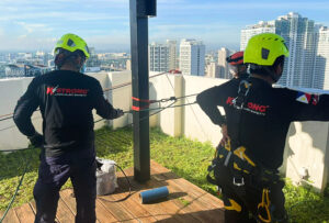 Rope Rescue Demonstration during Philippine Nationwide Earthquake Drill