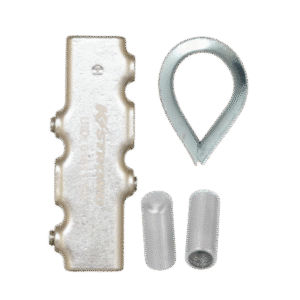 K-Lock Wire Rope Termination c/w thimble and cap (Swagless) For Vertical Wire Systems AFF6000, AFF7000 & AFF7500
