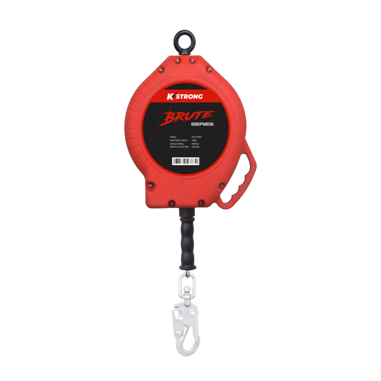 Brute SRL (Wire Rope) 25 Meter with Steel Snap Hook