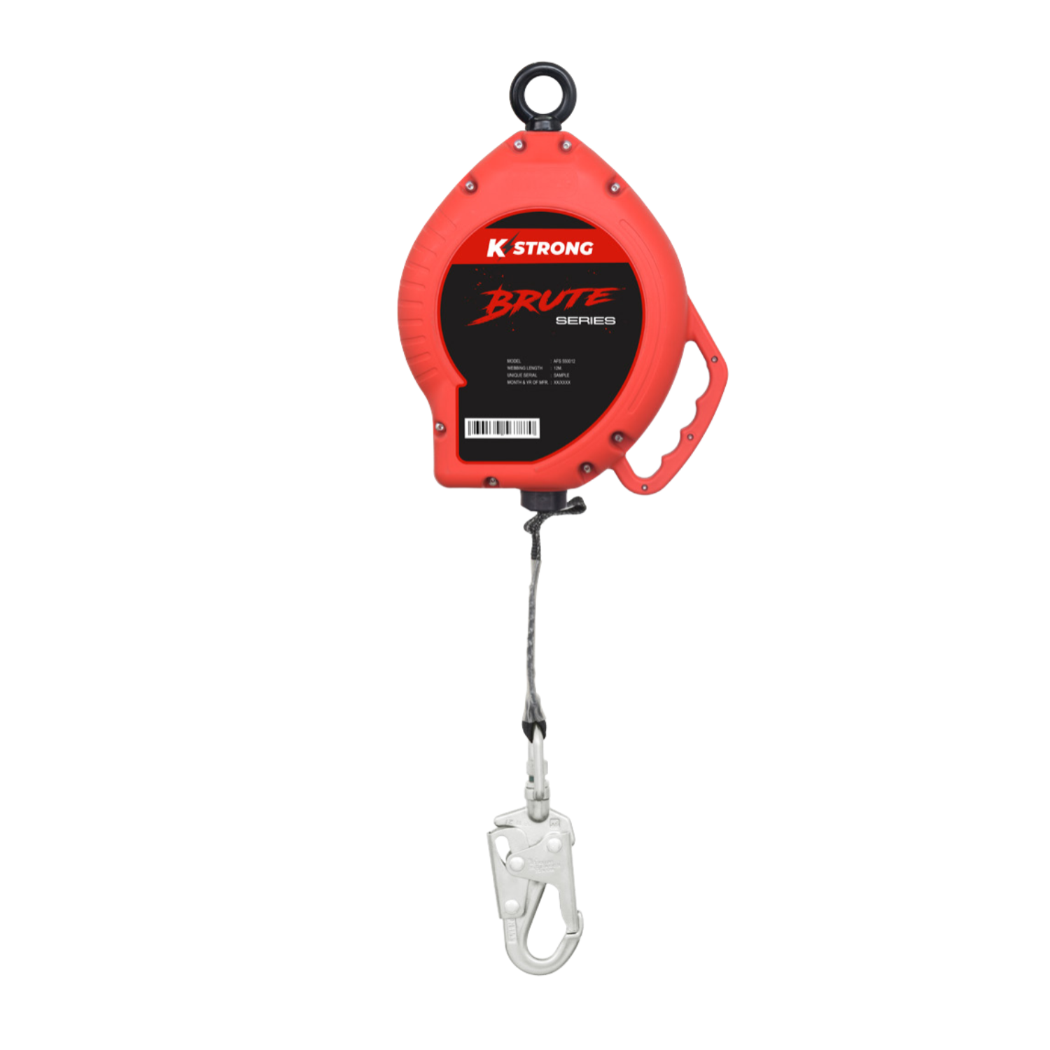 Brute SRL (Webbing) 12 Meter with Steel Snap Hook