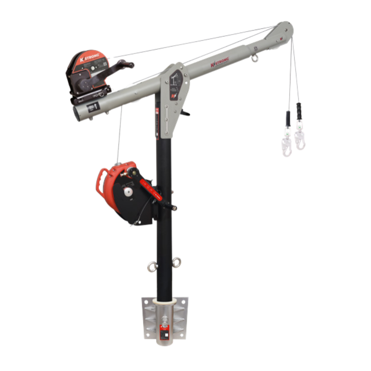 Modular Davit with Wall Mounting Base