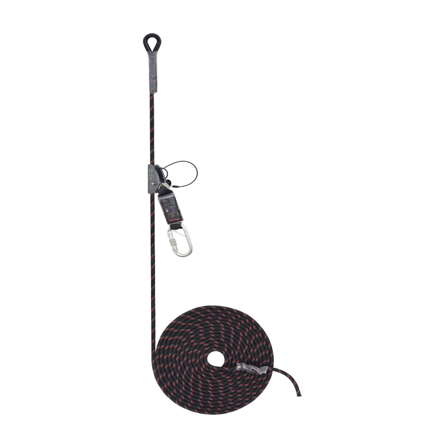 Guided Type Fall Arrester System On Flexible Anchorage Line in 15m/20m/30m