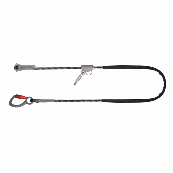 Epic Work Positioning Lanyard with Aluminum Adjuster c/w Aluminum Snap hook