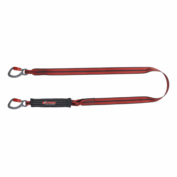 AteX Energy Absorbing 44mm Webbing Lanyard c/w Snap Hooks