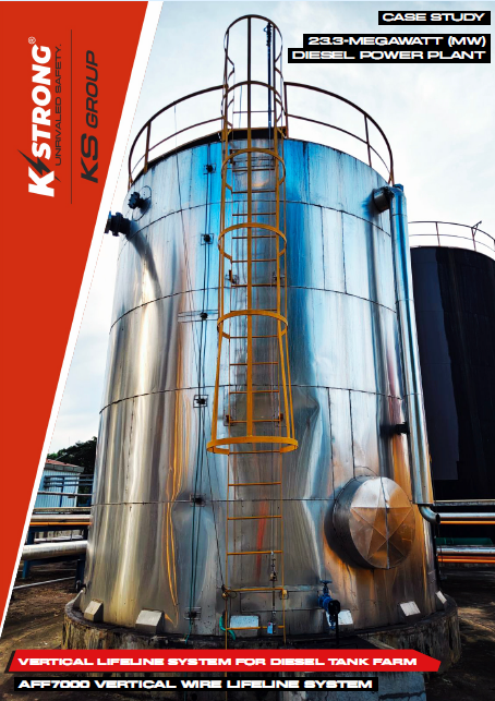 case study vertical lifeline for diesel powerplant front page