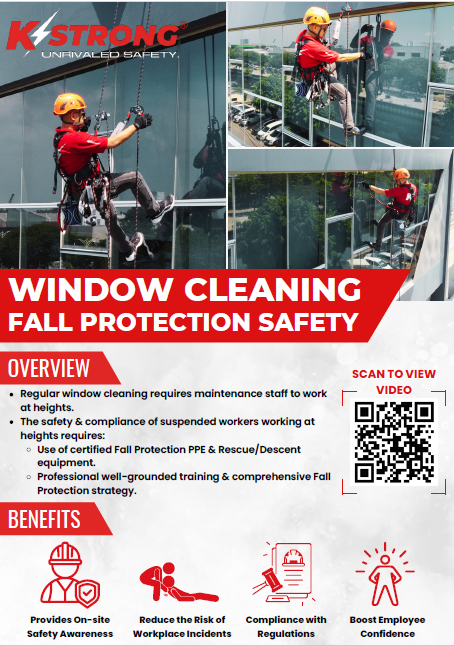 window cleaning fall protection flyer front