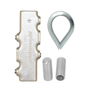 K-Lock Wire Rope Termination c/w thimble and cap (Swagless) For Vertical Wire Systems AFF6000, AFF7000 & AFF7500