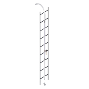 Vertical Anchorage Line System on Rigid Aluminium Rail