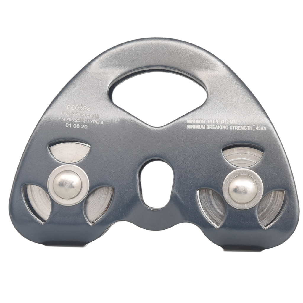SS. Double Tandem Pulley Small with SS Sheaves
