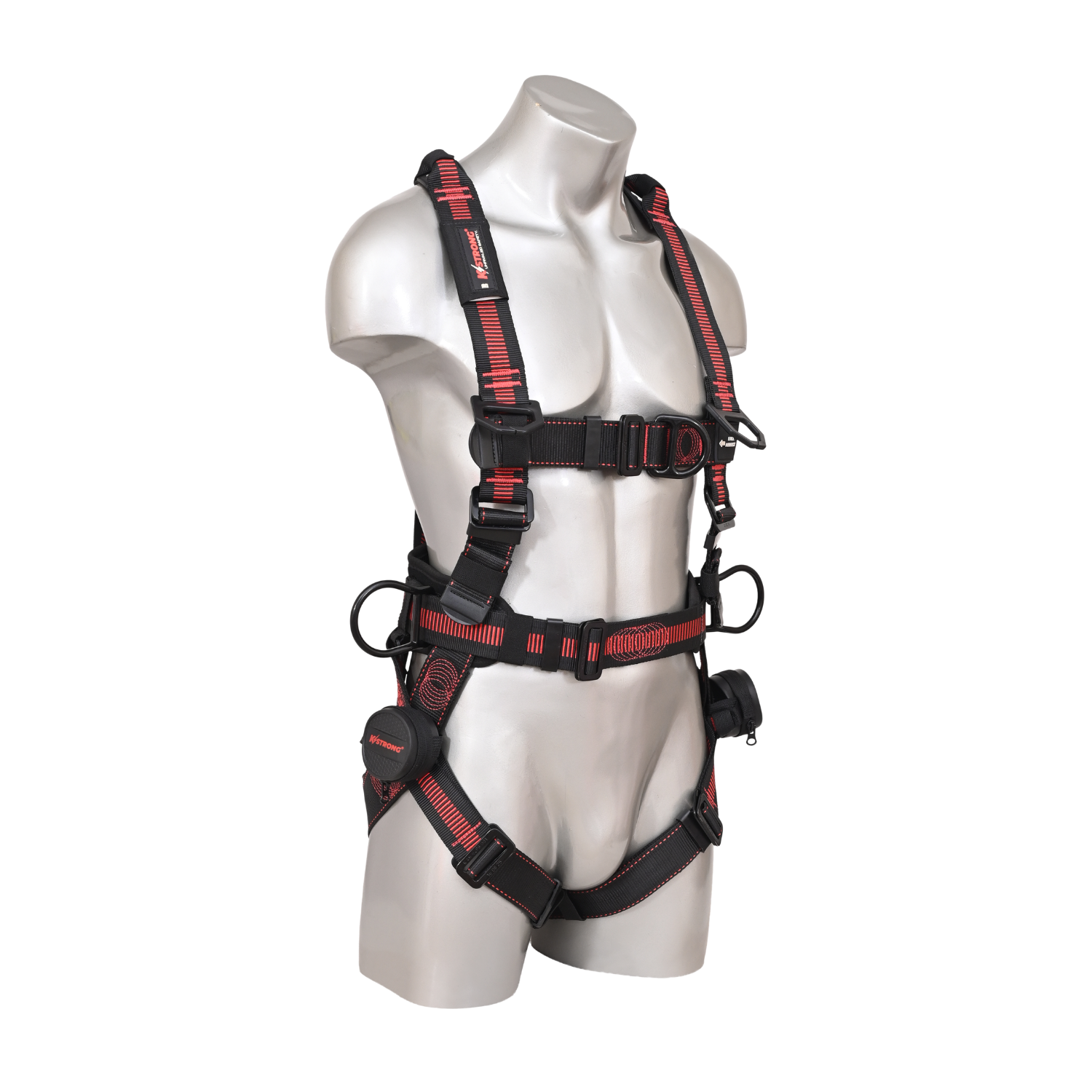 Ecor Construction Harness 6-Point Adjustment, 3-Point Attachment