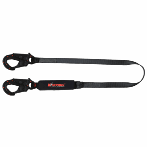 ElectX Energy Absorbing 44mm Webbing Lanyard c/w Snap Hooks
