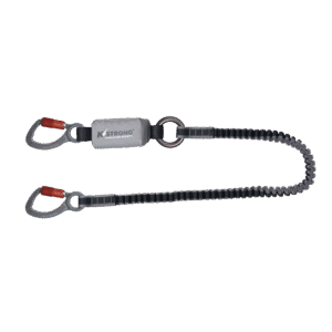 Epic Shock Absorbing Elasticated Lanyard with Aluminum Snap Hooks