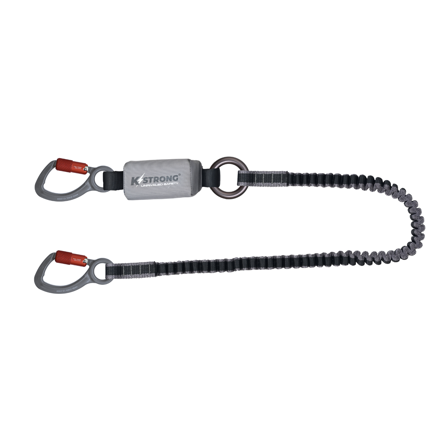 Epic Shock Absorbing Elasticated Lanyard with Aluminum Snap Hooks