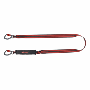 AteX Energy Absorbing 44mm Webbing Lanyard c/w Snap Hooks