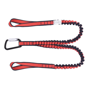 Tool Lanyard Twin Leg with Steel Karabiner and Web Loop