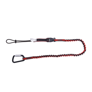 Tool Lanyard with Detachable Elasticated Single Screwgate Karabiner