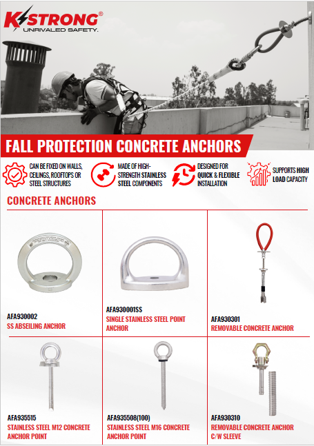concrete anchors flyer front