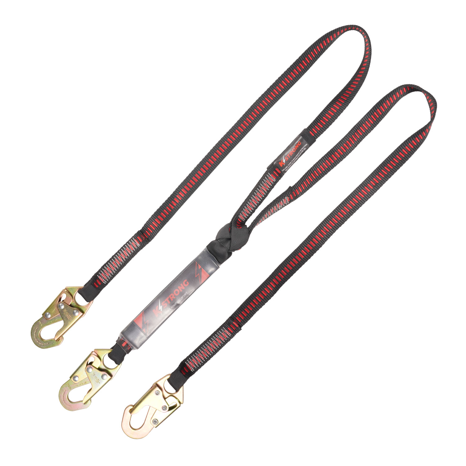 KStrong Kaptor Single Leg Tool Lanyard with Webbing Loop at Tool End and Connector at Other End - 22 lbs. ANSI DL100041