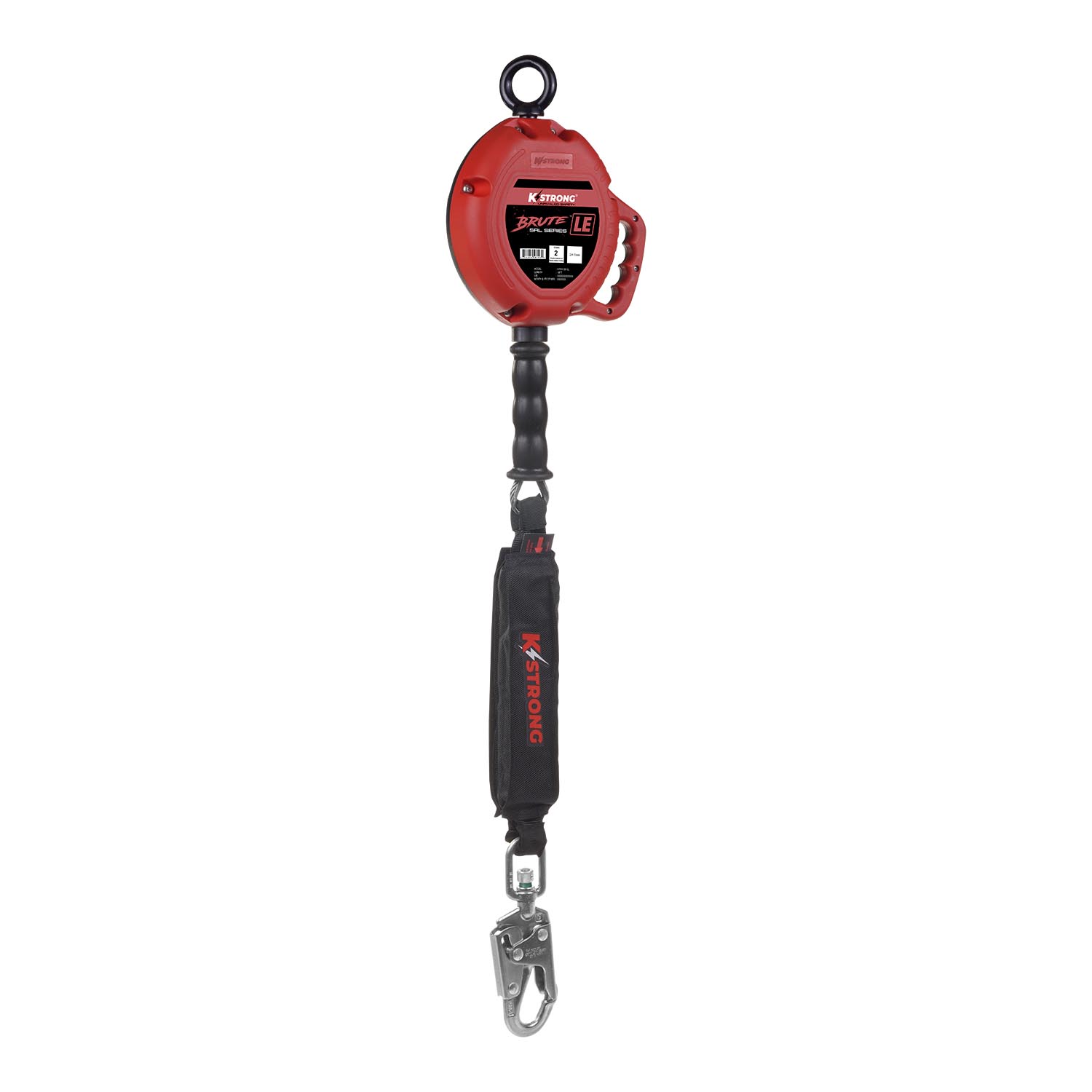 KStrong® BRUTE™ LE 18 ft. Cable Leading Edge SRL with Swivel Snap Hook. Includes Installation Carabiner and Tagline (ANSI) - Image 2