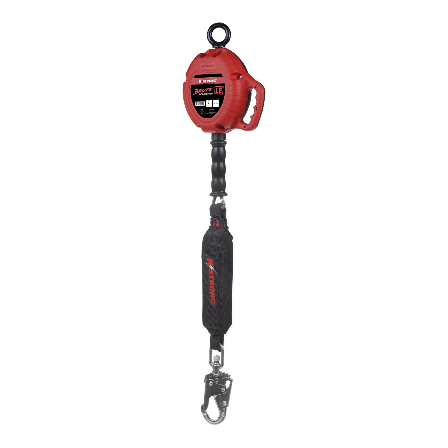 KStrong® BRUTE™ LE 18 ft. Cable Leading Edge SRL with Swivel Snap Hook. Includes Installation Carabiner and Tagline (ANSI) - Image 3