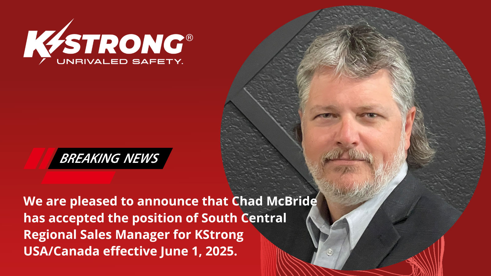 KStrong USA/Canada Welcomes Chad McBride as South Central Regional Sales Manager