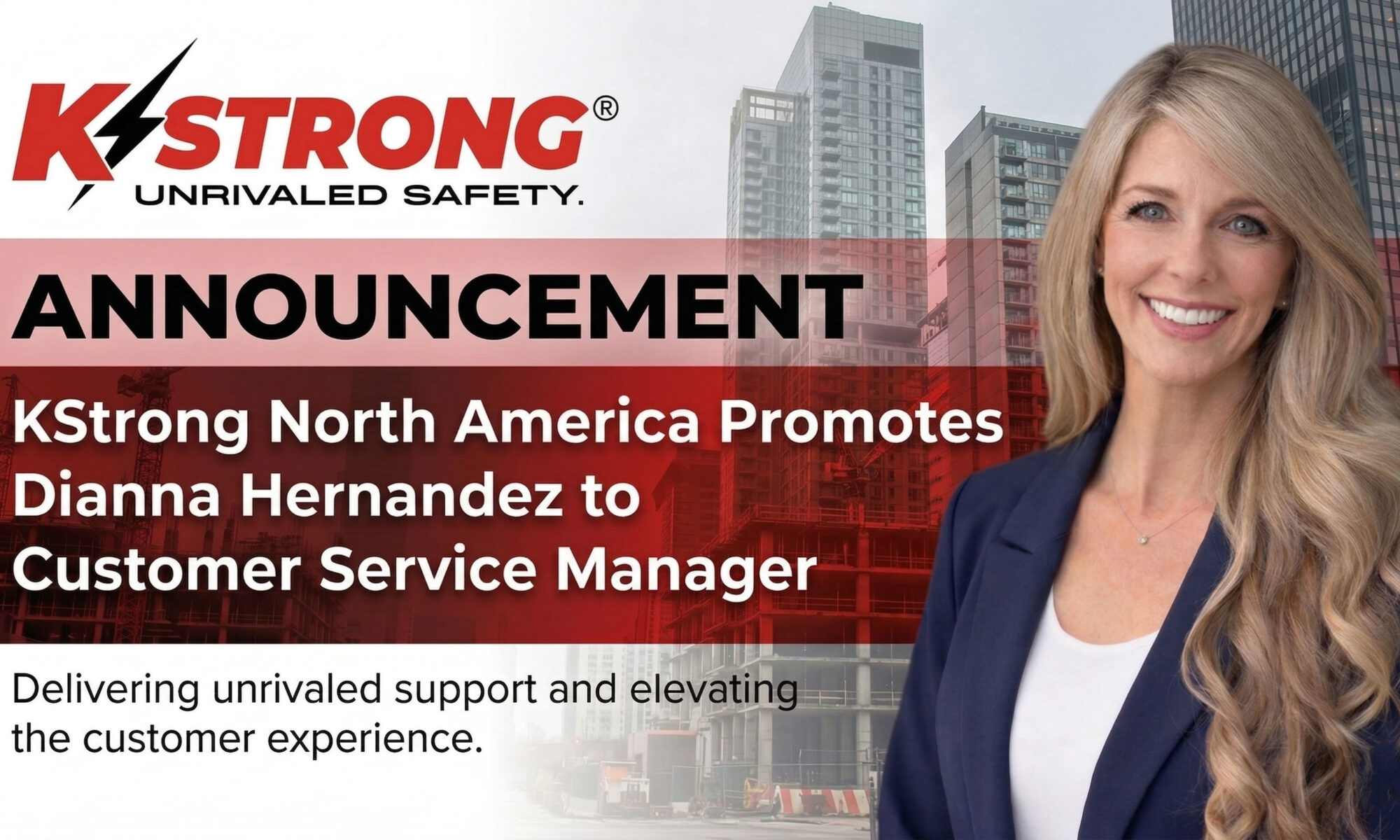 KStrong North America Promotes Dianna Hernandez to Customer Service Manager