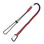 KStrong® Kaptor™ Elasticated Single Leg Tool Lanyard w/Drawstring Cord and Carabiner - 22 lbs. (ANSI)