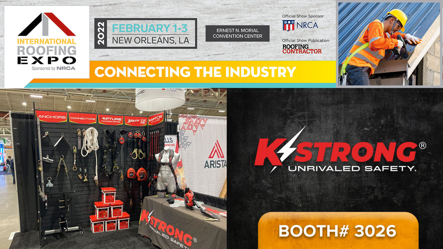 International Roofing Expo 2022 // February 13 // New Orleans, LA