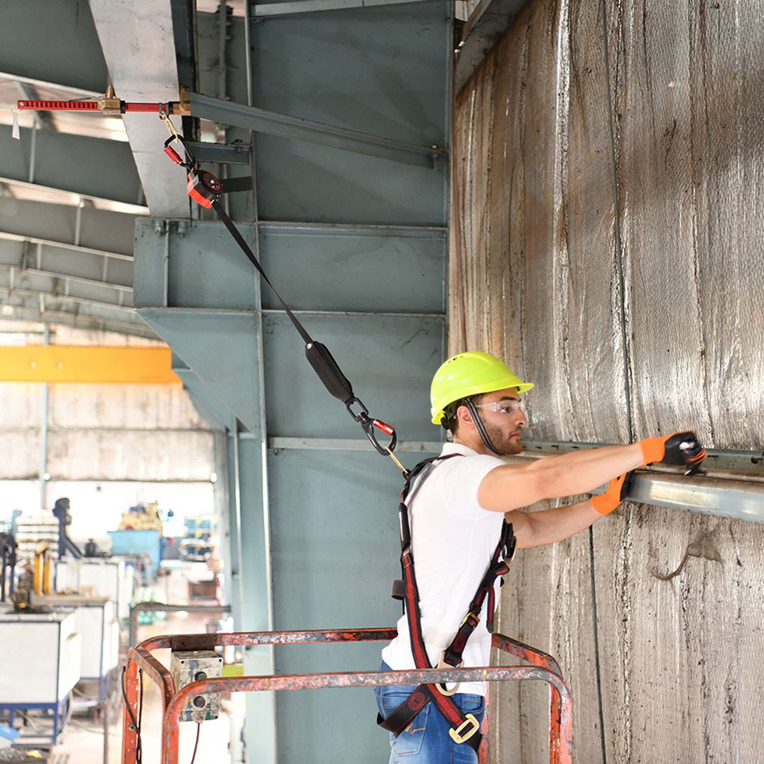 KStrong® Aluminum Sliding Beam Anchor, Adjustable 3.5” 14” (ANSI