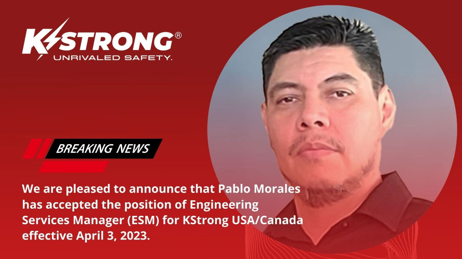 KStrong USA/Canada Pablo Morales as Engineering Services
