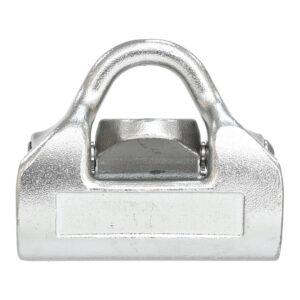KStrong® IMPACT™ Extremity (Start/Stop) Anchor Plate (SS316) with (2) M12 Fasteners (Column / Wall and Overhead / Ceiling Mount HLL Systems)