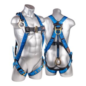 KStrong® Kapture™ Essential 3-Point Full Body Harness, Dorsal D-ring with Sewn In 18” Extension O-Ring, TB Legs - (ANSI)