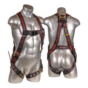 KStrong® Kapture™ Elite 5-Point Full Body Harness, Dorsal D-ring, TB Legs, QC Chest (ANSI)