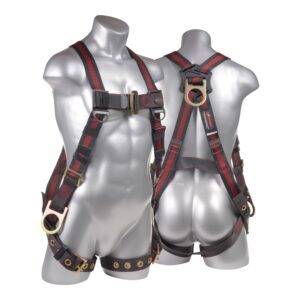 KStrong® Kapture™ Elite 5-Point Full Body Harness, 3 D-Rings, TB Legs (ANSI)