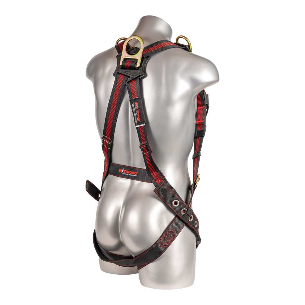 KStrong® Kapture™ Elite 5Point Full Body Harness, Dorsal Dring, Front