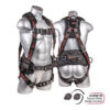 KStrong® Kapture™ Epic 5-Point Full Body Harness, Enhanced Dorsal D-ring Plus™, Front D-ring, 2 Side D-rings, Waist Pad w/ Removable Tool Belt, Back/ Shoulder Pad, QC Chest and TB Legs - (ANSI)