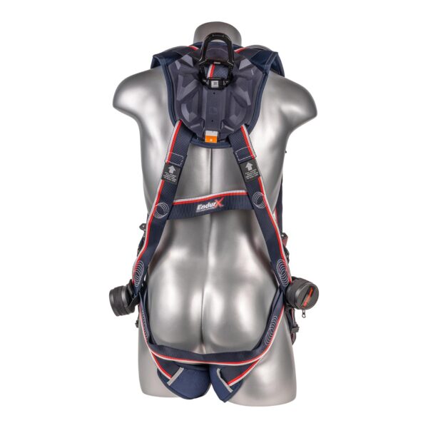 KStrong® EndurX™ 5-Point Full Body Harness, Abrasion Resistant Shoulder Pad, Deluxe Leg Pads, Enhanced Dorsal D-ring Plus™, Quick Slide Adjusters, Trauma Relief Straps, QC Chest, TB Legs (SS), All Aluminum Hardware (ANSI) - Image 5