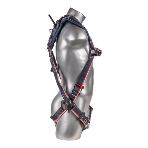 KStrong® EndurX™ 5-Point Full Body Harness, Abrasion Resistant Shoulder Pad, Deluxe Leg Pads, Enhanced Dorsal D-ring Plus™, Quick Slide Adjusters, Trauma Relief Straps, QC Chest, TB Legs (SS), All Aluminum Hardware (ANSI) - Image 3