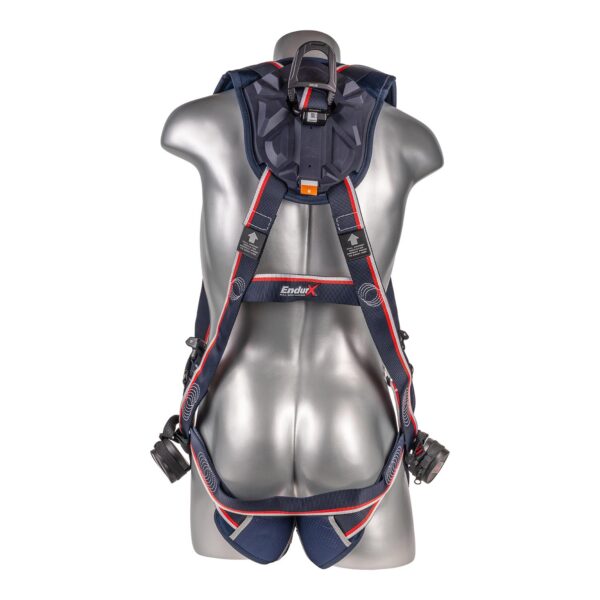 KStrong® EndurX™ 5-Point Full Body Harness, Abrasion Resistant Shoulder Pad, Deluxe Leg Pads, Enhanced Dorsal D-ring Plus™, Quick Slide Adjusters, Trauma Relief Straps, QC Chest/Legs, All Aluminum Hardware (ANSI) - Image 5